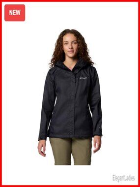 Waterproof Rain Coat Packable Hooded Nylon Shell Jacket
